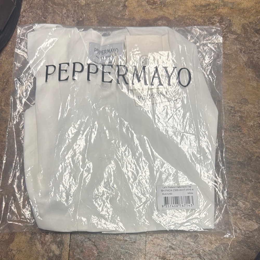 Peppermayo White Casual Button Down Shirt